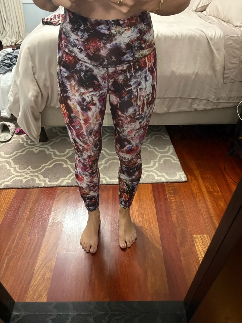 Lululemon Printed High-Waist Leggings in Multicolor